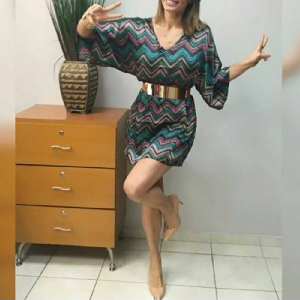 KIMONO DRESS|SLEEVE DRESS Size M - Picture 2 of 8
